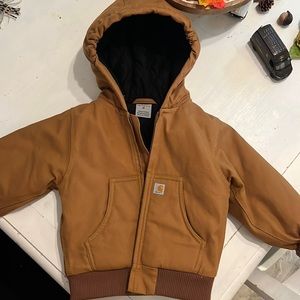 Carhartt kids jacket-like new: hooded insulated active jacket